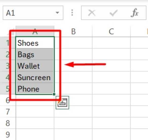 list box in excel