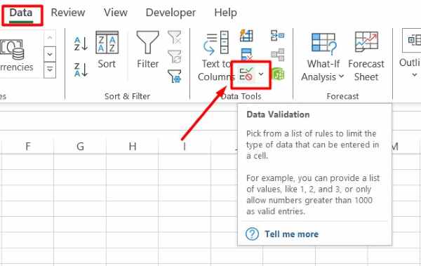 list box excel