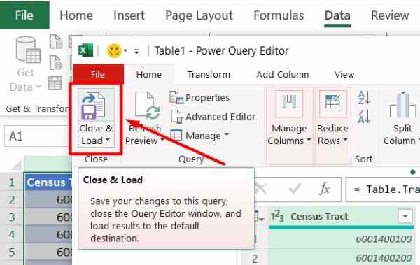 merge datasets in excel