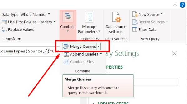 how to merge two data sets in excel