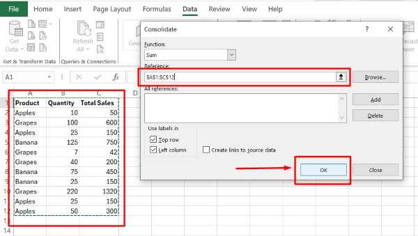 merge data from duplicate rows in excel based on unique column