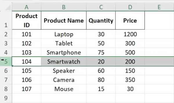 add duplicate rows in excel