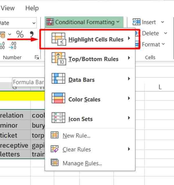 excel highlight unique values