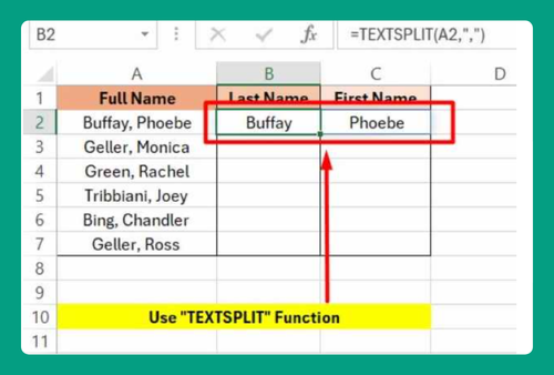 How to Split a Single Cell in Excel (Easiest Way in 2024)