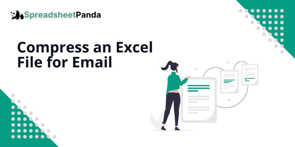 compress excel file to email