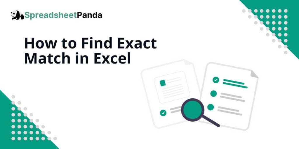 exact match excel