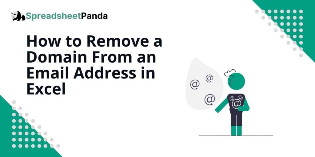 excel remove domain email address
