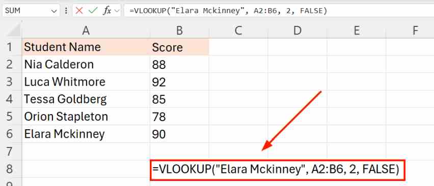 excel find exact match