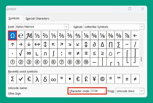 Ohm Symbol in Excel (The Ultimate Guide for 2025)