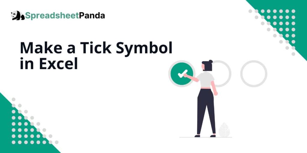 tick symbol excel
