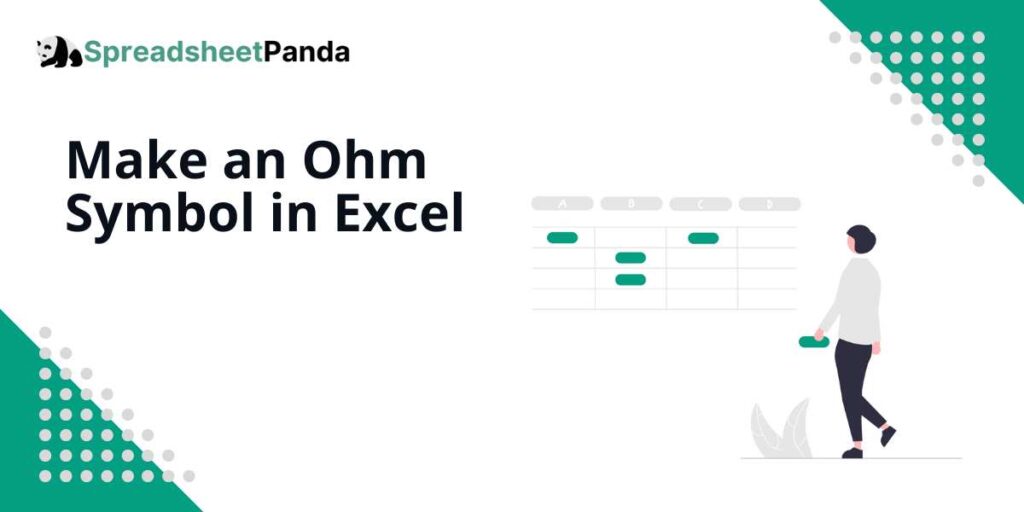 ohm symbol excel