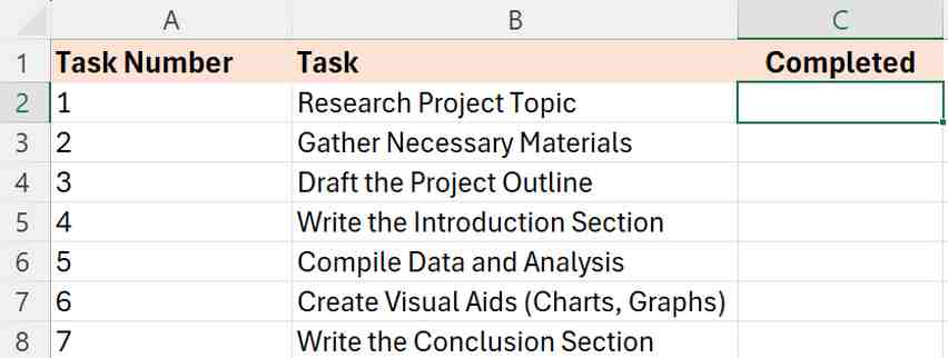 excel tick symbol
